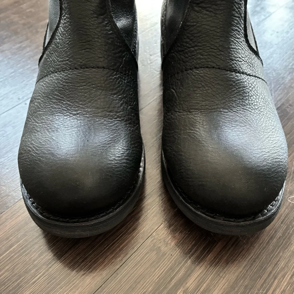 Bikkembergs Women’s Black Leather Combat Moto Boots, Sz EU 37; US 6.5 - Picture 3 of 11